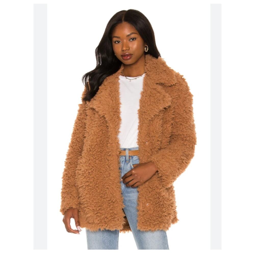 BB Dakota x Steve Madden Faux Fur Coat — “What’s the Fuzz About” Oversized M - Picture 1 of 9